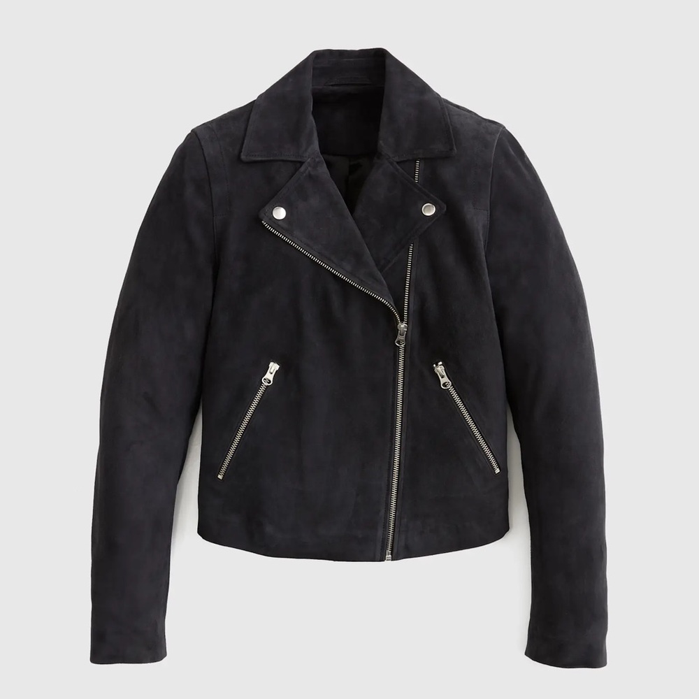 Quince Women's Suede Biker Jacket